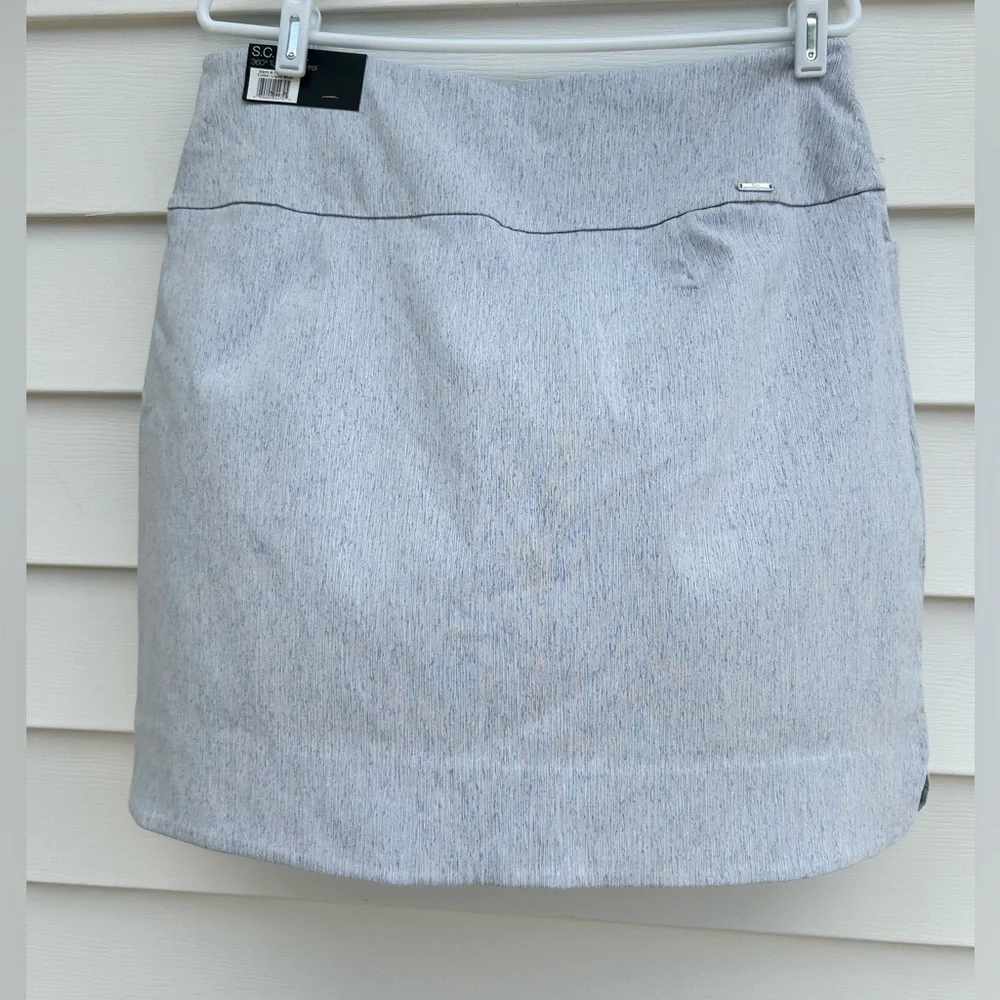 Blue Mini Pencil Skirt for Athletic Style